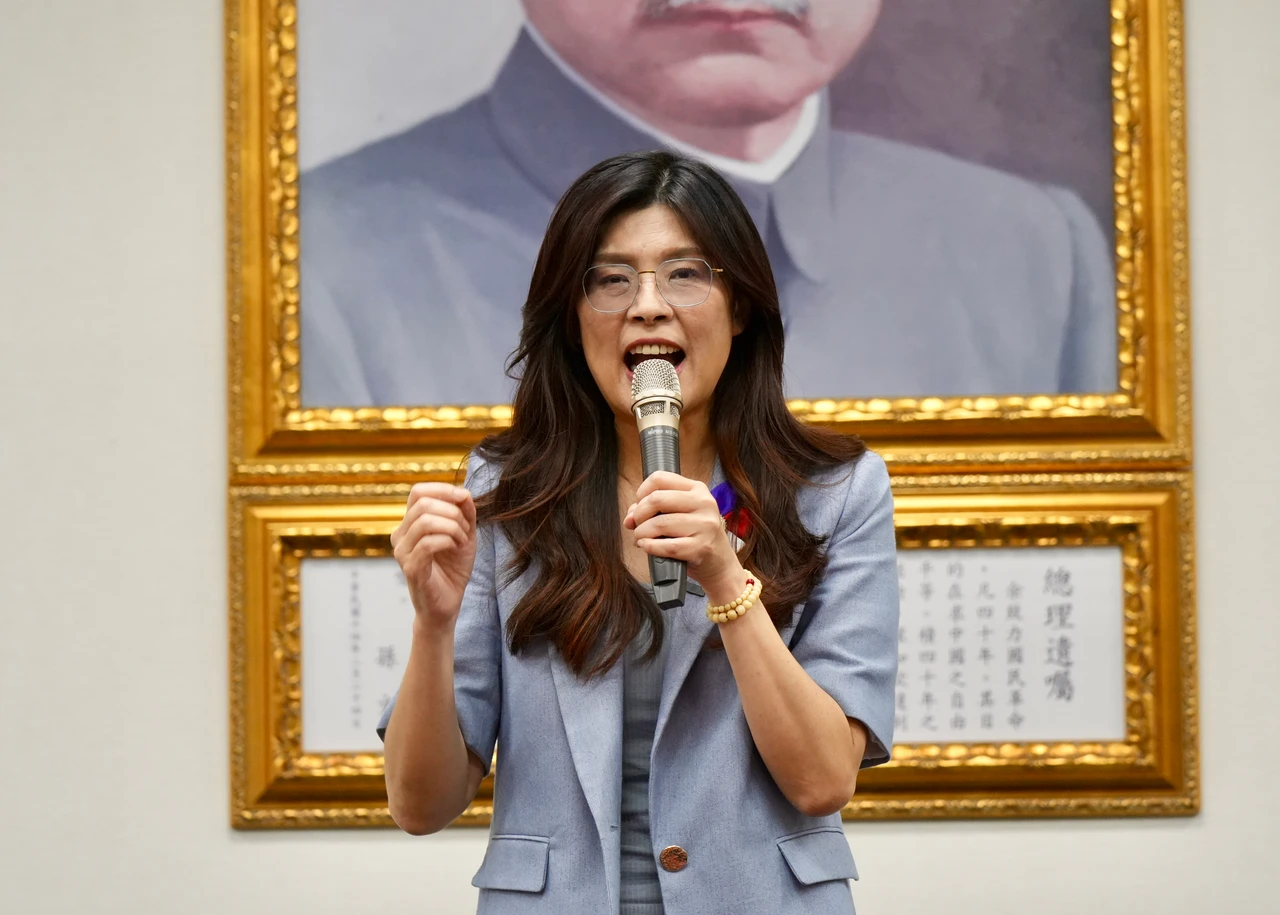 鄭麗文當選國民黨主席。資料照。梁建裕攝