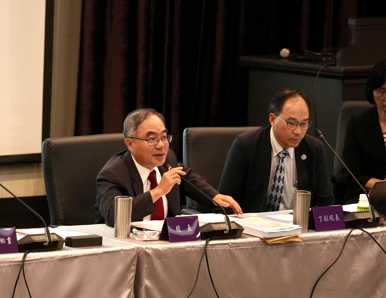 陳文章拋出「學碩一貫學程」想法。梁建裕攝