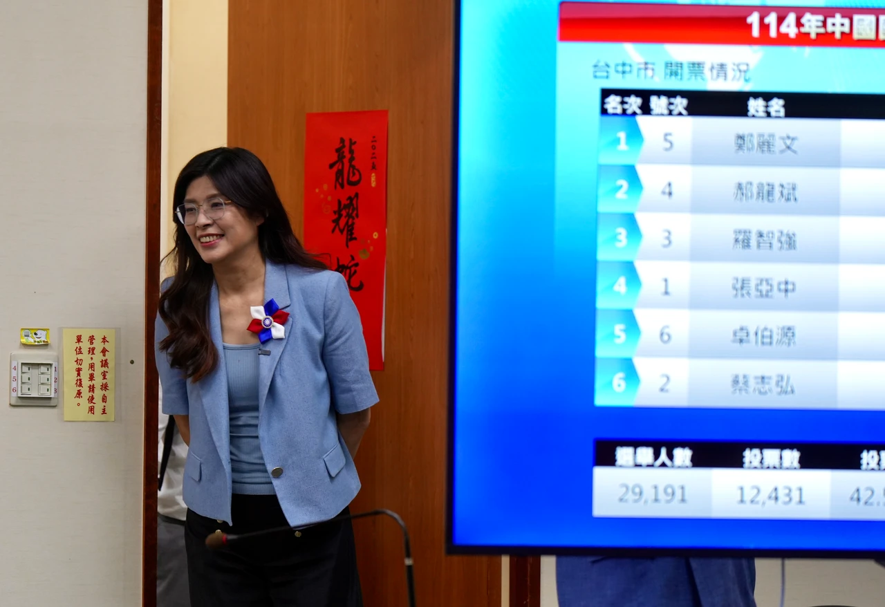 鄭麗文說不會令不出黨中央。梁建裕攝