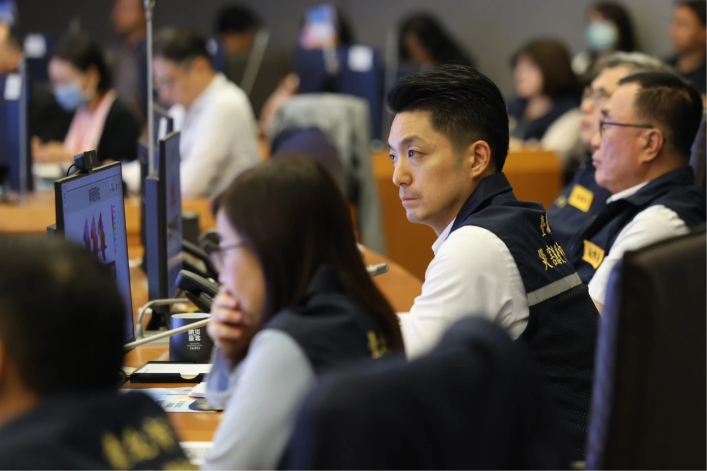 台北市21日照常上班上課!蔣萬安臉書被灌爆。北市府提供
