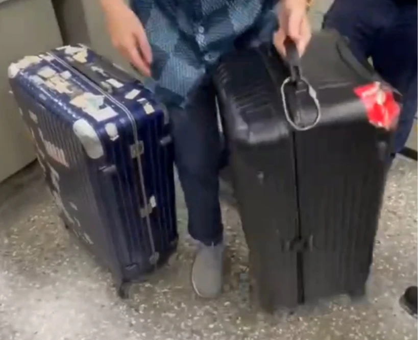 行李箱的主人在聽完演唱會後,發現放在世運主場館入口處的行李箱不翼而飛,向機動派出所求助後,依指示前往左營派出所領回行李箱。民眾提供