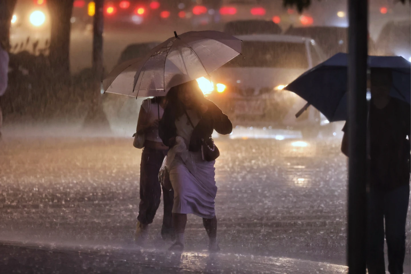 明(22)日桃園以北、宜蘭降雨還是很明顯。林林攝