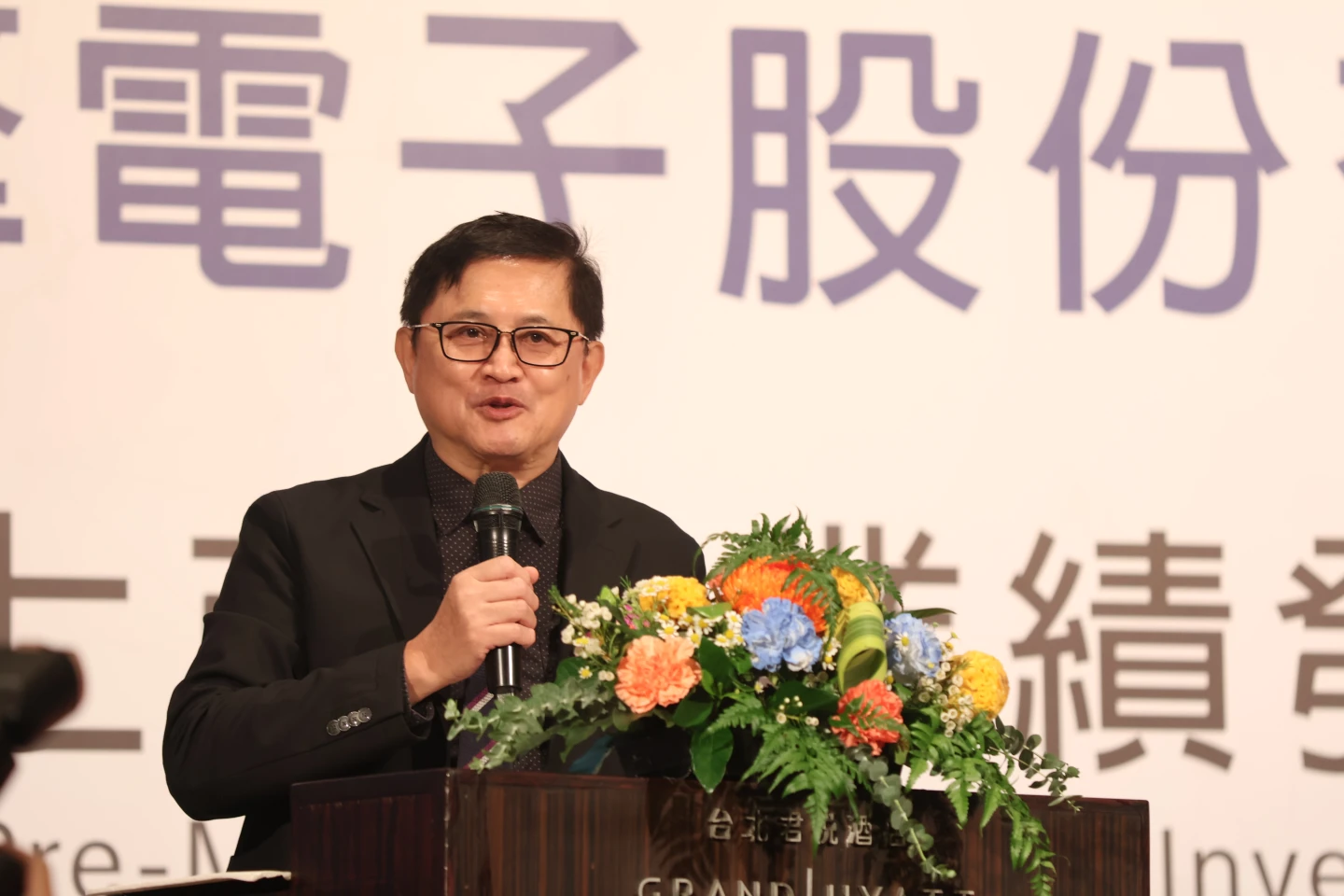 和碩董事長童子賢。李宜儒攝