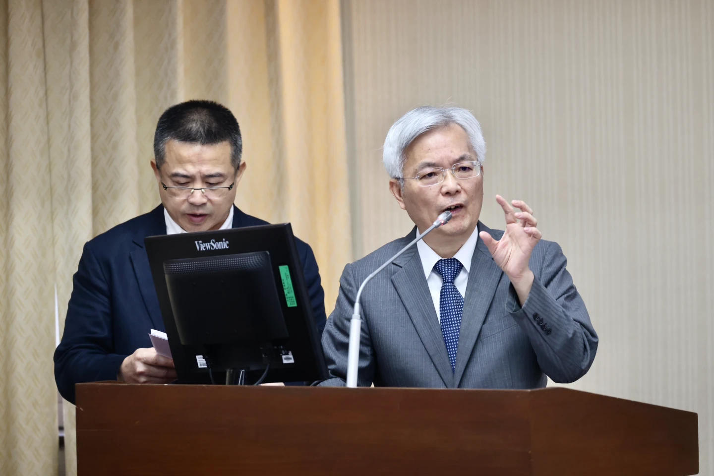 警政署長張榮興答詢。林林攝