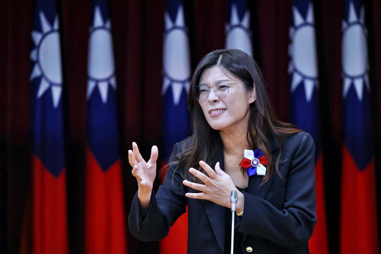 國民黨主席當選人鄭麗文。林林攝