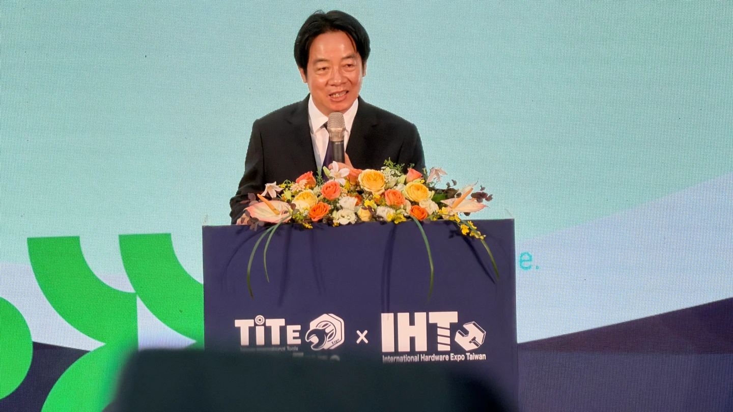 總統賴清德肯定台灣工具機產業,在全球供應鏈扮演關鍵舉足輕重地位。王煌忠攝