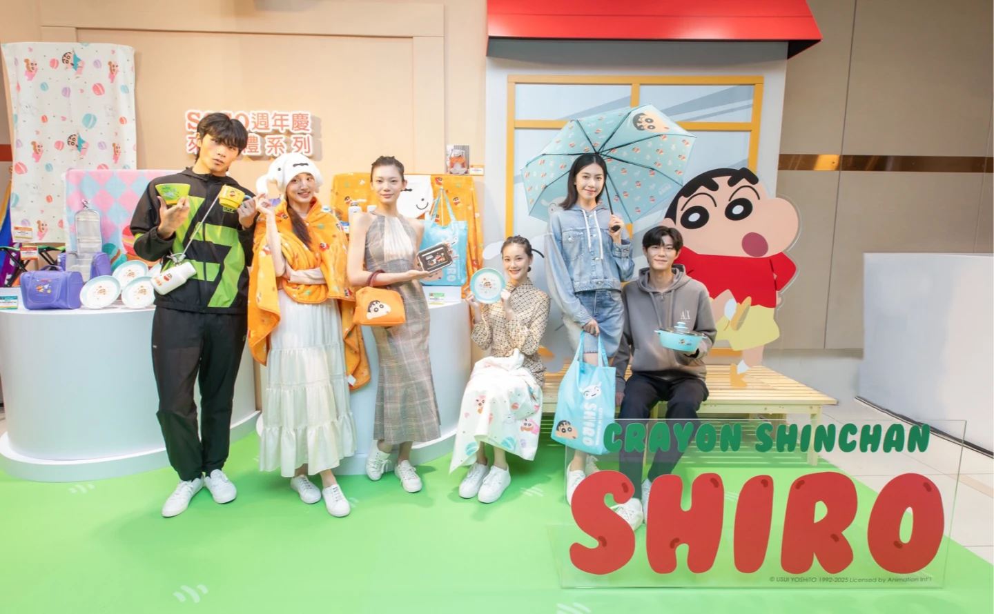 SOGO周年慶來店禮,今年和蠟筆小新合作。SOGO提供