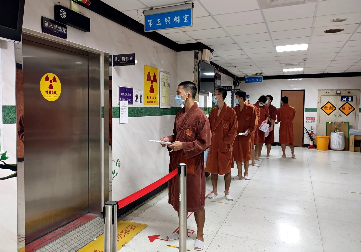 圖為北市役男體檢。取自北市府官網