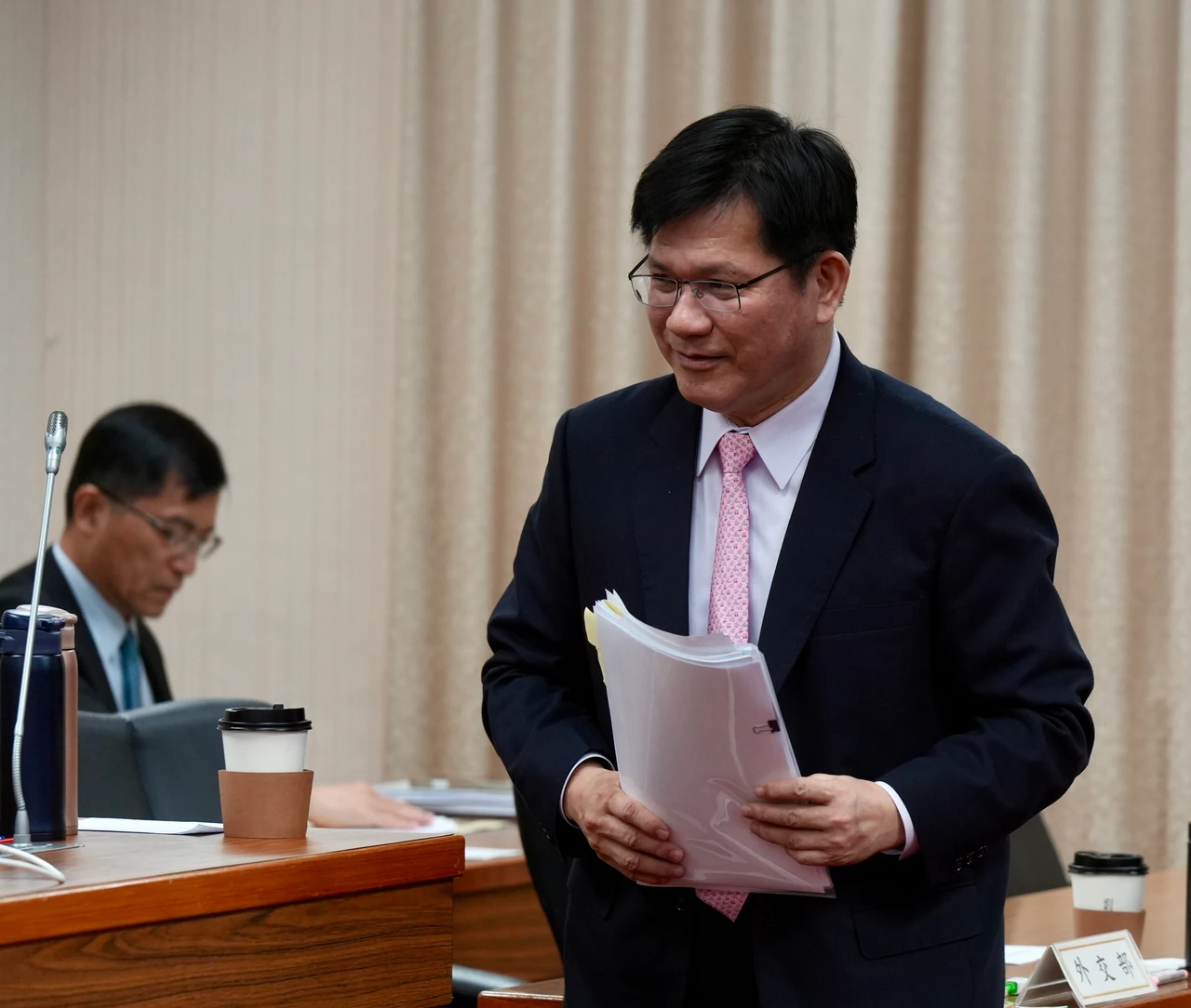 外交部長林佳龍感謝巴拉圭挺台灣的國際參與。梁建裕攝