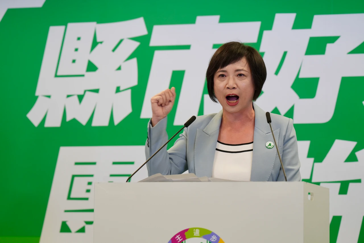 民進黨立委何欣純今獲提名參選台中市長。梁建裕攝