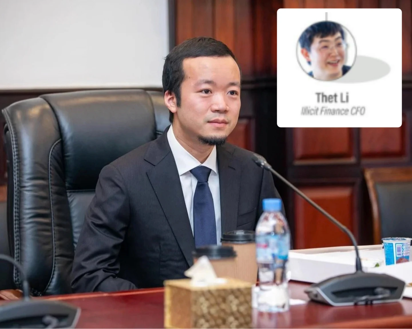 柬埔寨跨國詐騙「太子集團」及首腦陳志遭英美同步制裁,也被制裁的集團CFO李添(右上小圖,取自美國財政部文件)如今遭香港上市公司FSM控股切割。取自太子集團官網