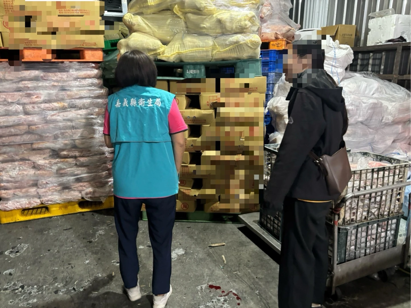 嘉義縣衛生局稽查發現,該豬隻已全數賣出。嘉義縣衛生局提供