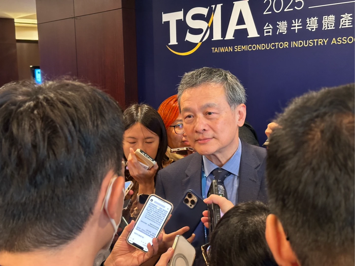 TSIA理事長侯永清。李宜儒攝