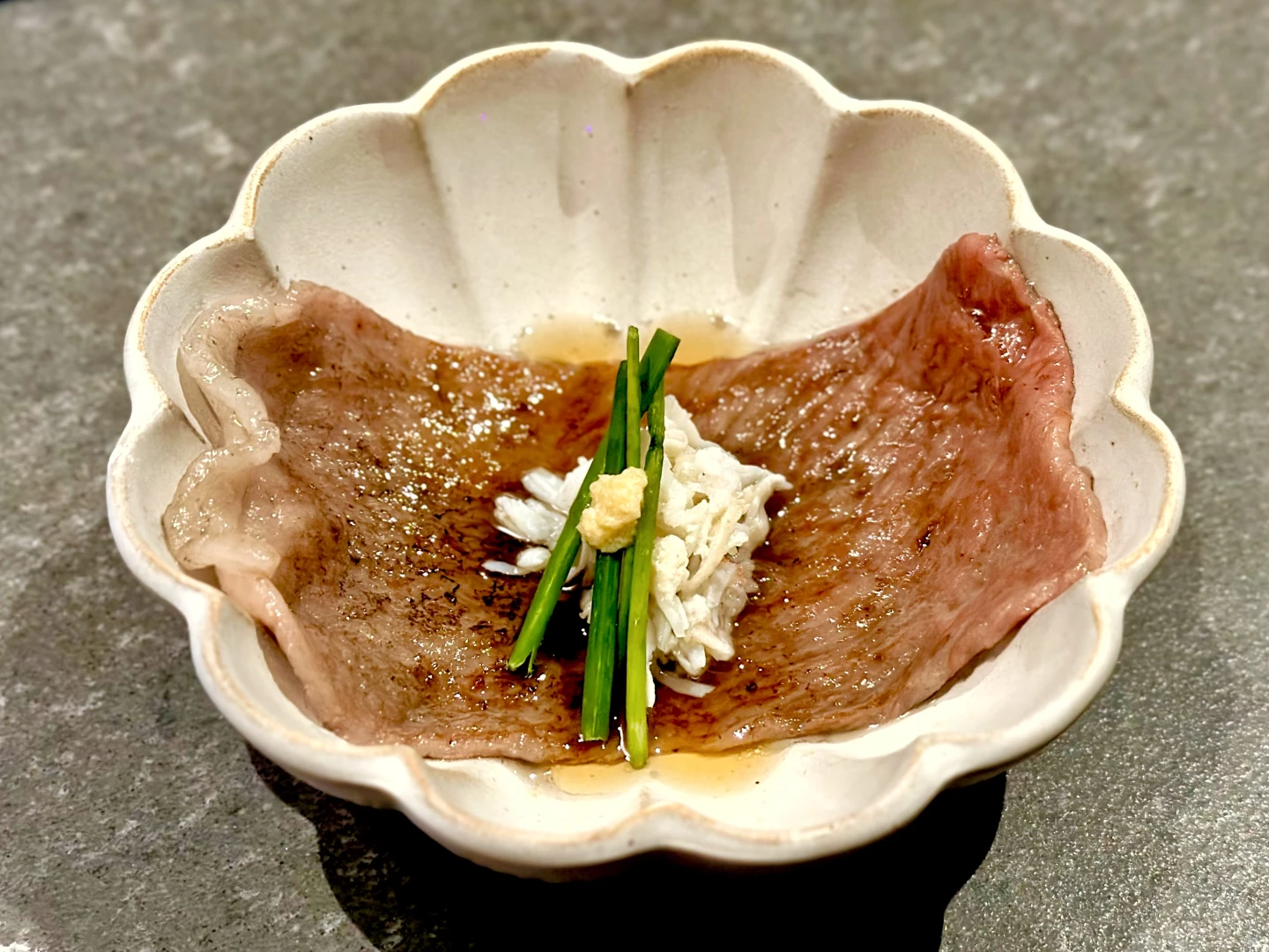 VIP限定「蟹香和牛」。劉沛妘攝