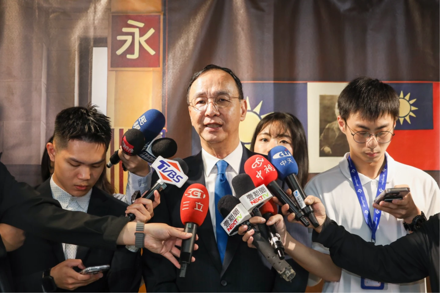 朱立倫:民意定堅持中華民國光復台灣 籲執政黨別扭曲歷史靜悄悄