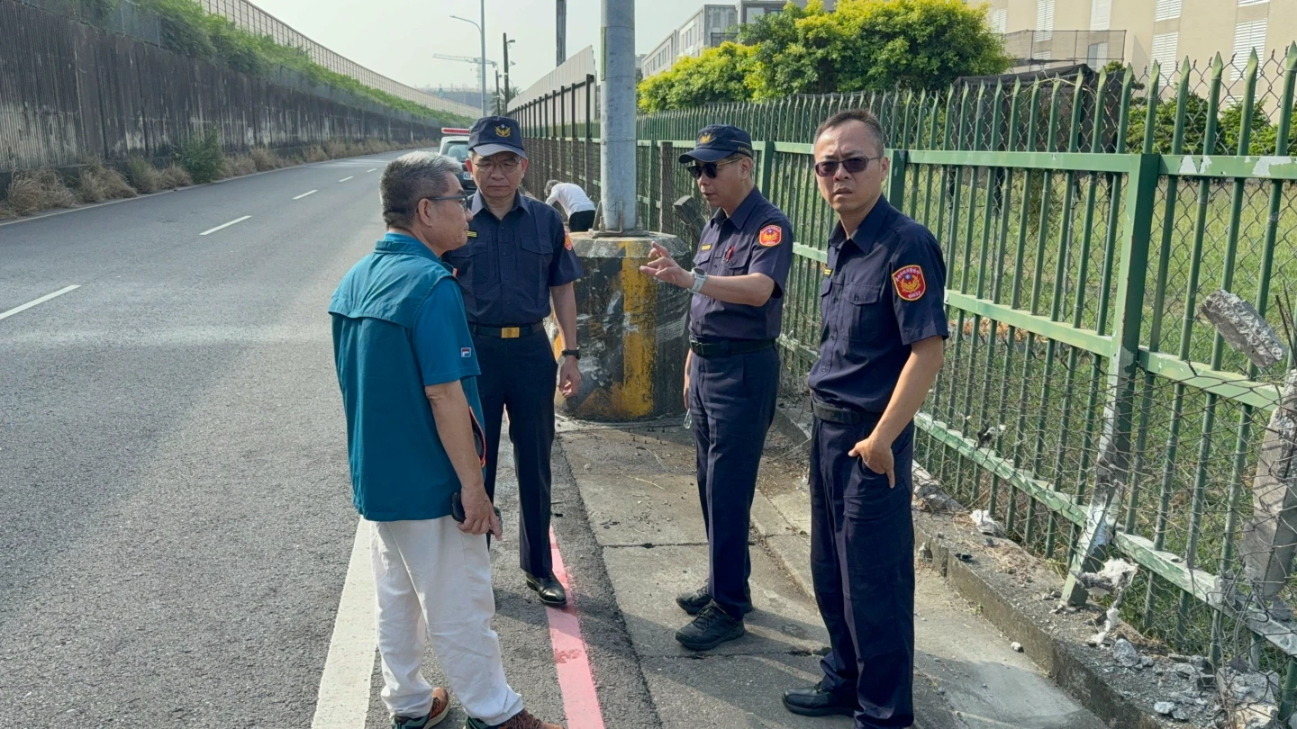 警方獲報到場調查。民眾提供