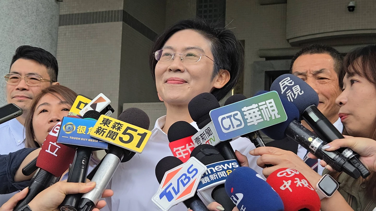 林岱樺自信喊:將還我清白。王勇超攝