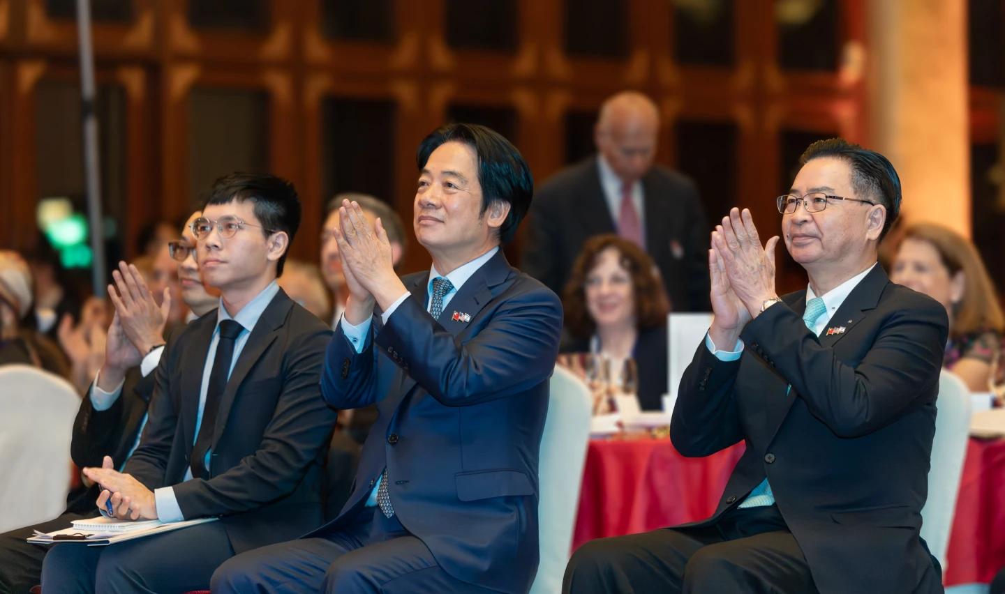 賴清德期待台灣、美國、以色列攜手深化半導體合作,強化全球供應鏈韌性。總統府提供