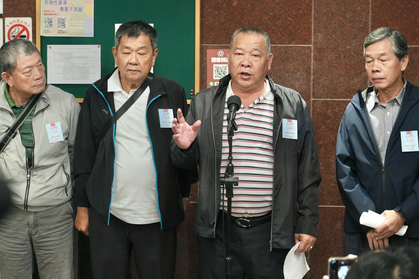 潘連周會後受訪說明協會主張。林林攝