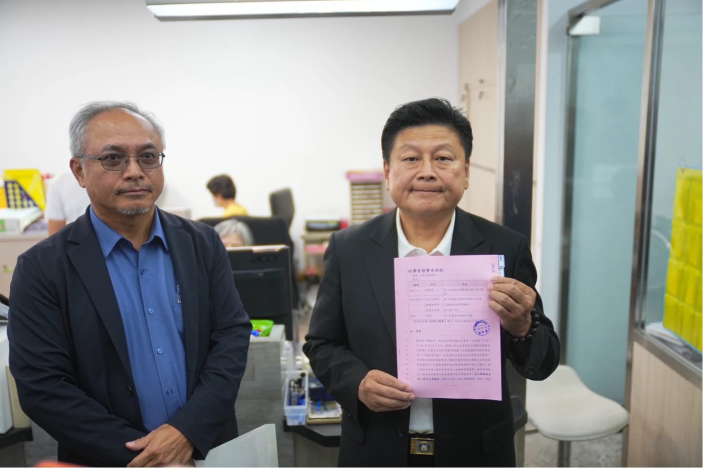 國民黨團總召傅崐萁今提告。傅崐萁提供