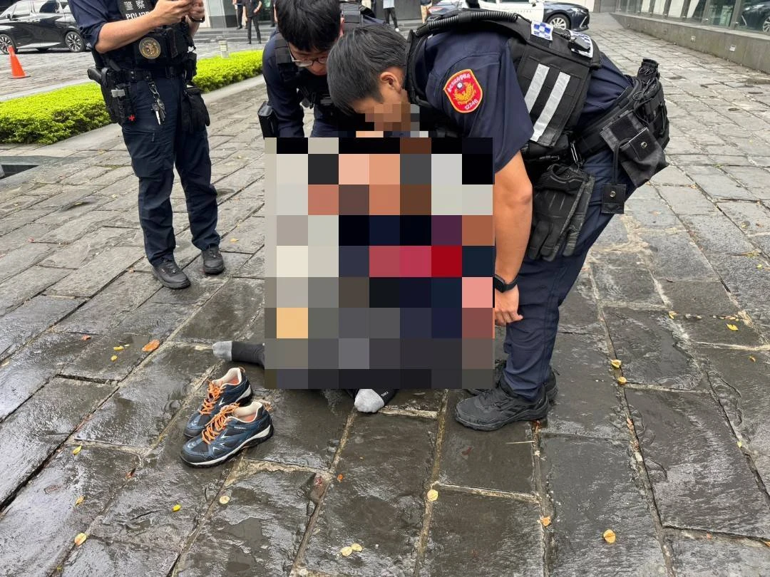 有片｜男抱瓦斯桶衝三立電視台！揚言點火全因不滿這事　警急壓制逮捕