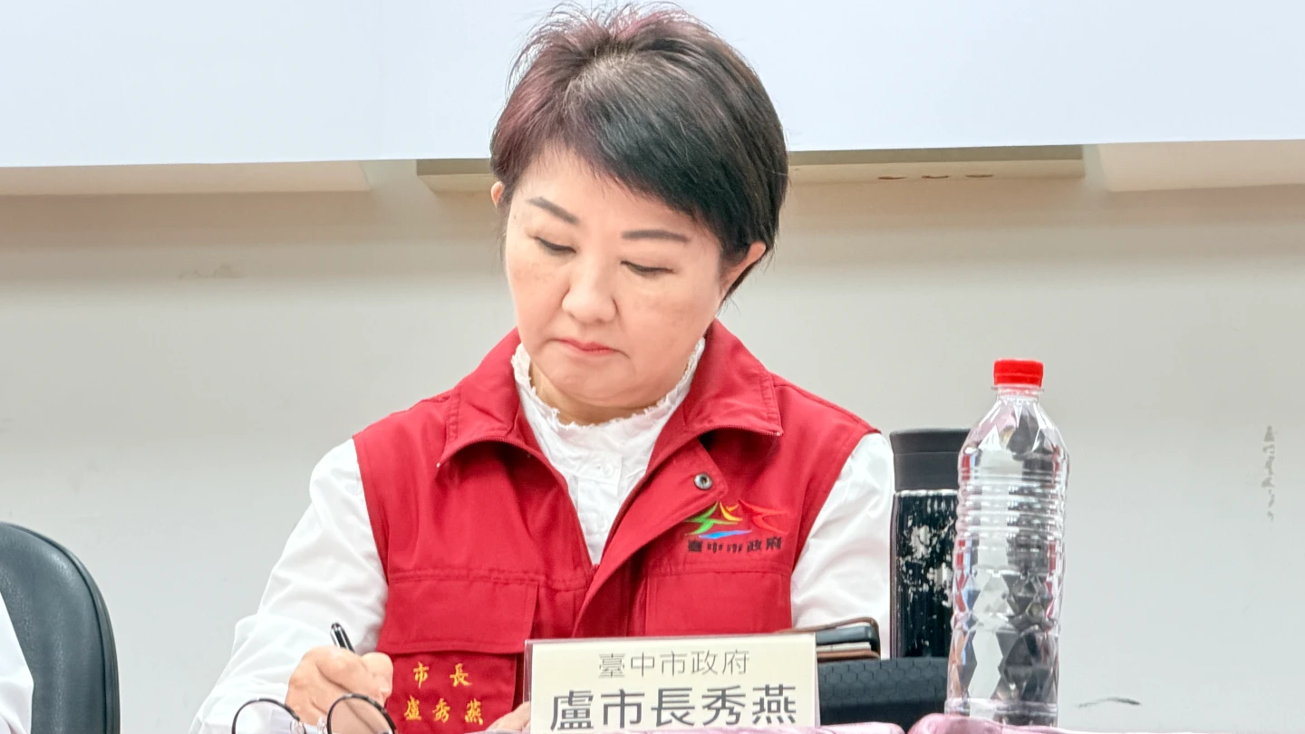 台中市長盧秀燕對於外界看法均給予尊重。資料照。王煌忠攝