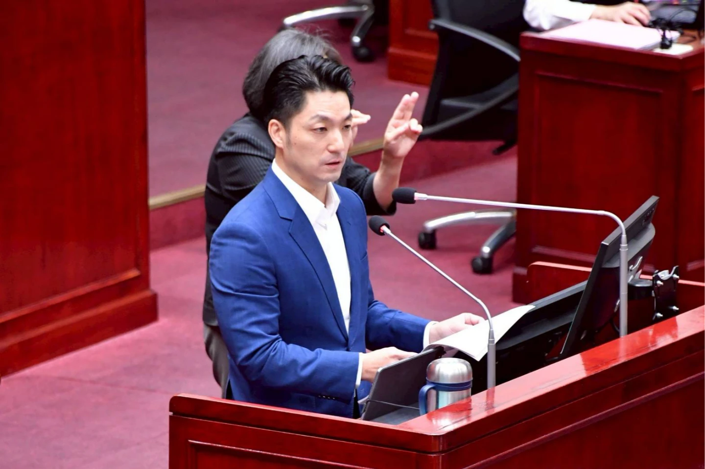 蔣萬安:11月底前和新壽解約,明年中跟輝達簽約。北市府提供