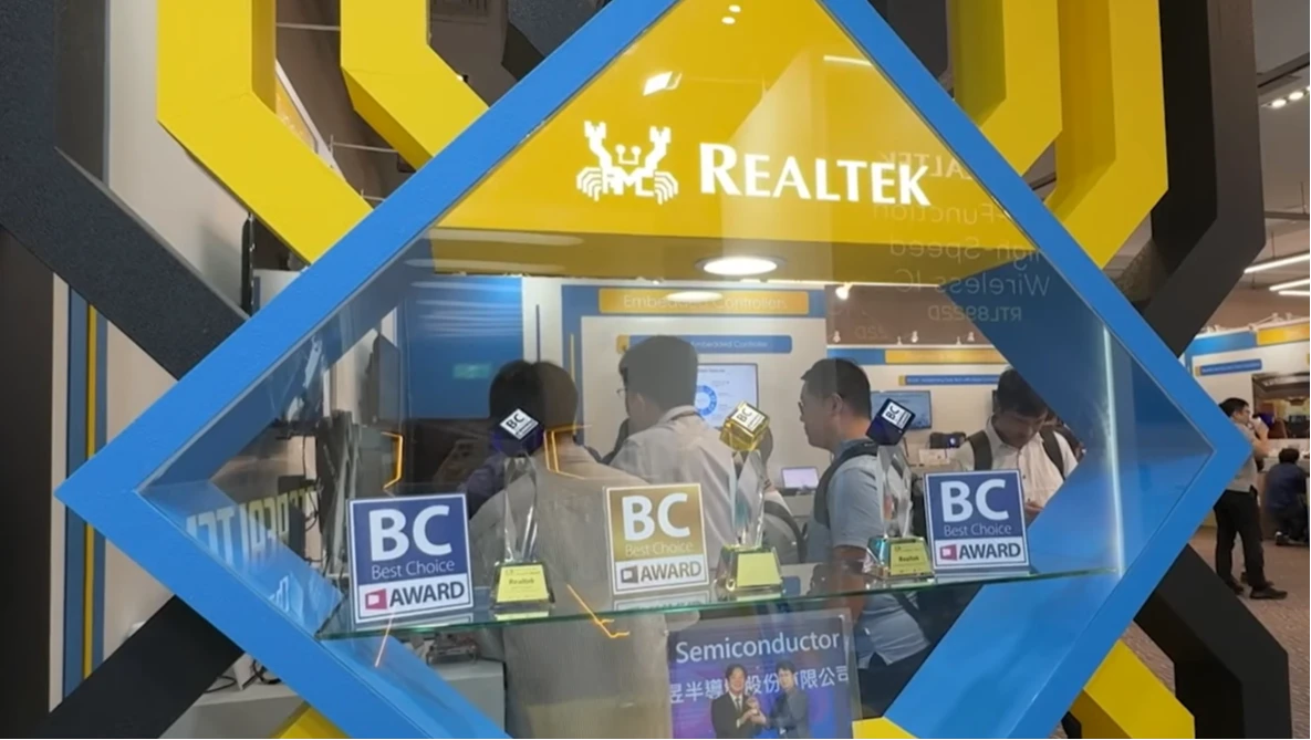 圖為瑞昱2025年參加電腦展的情景。取自公司官方影片