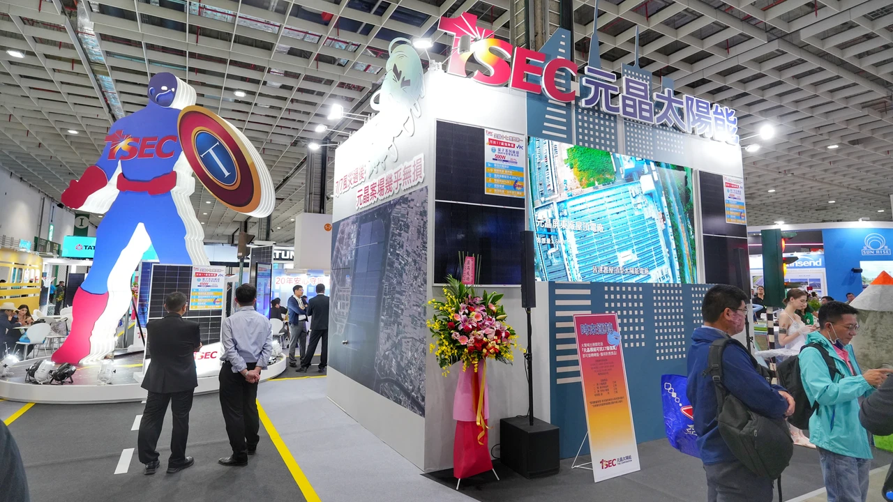 台灣國際智慧能源周登場。葉志明攝