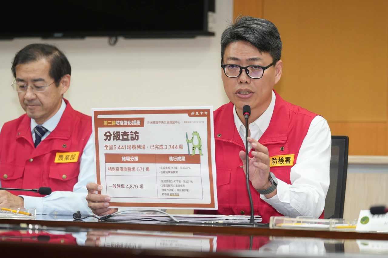 防檢署動物防疫組組長林念農。陳卓邦攝