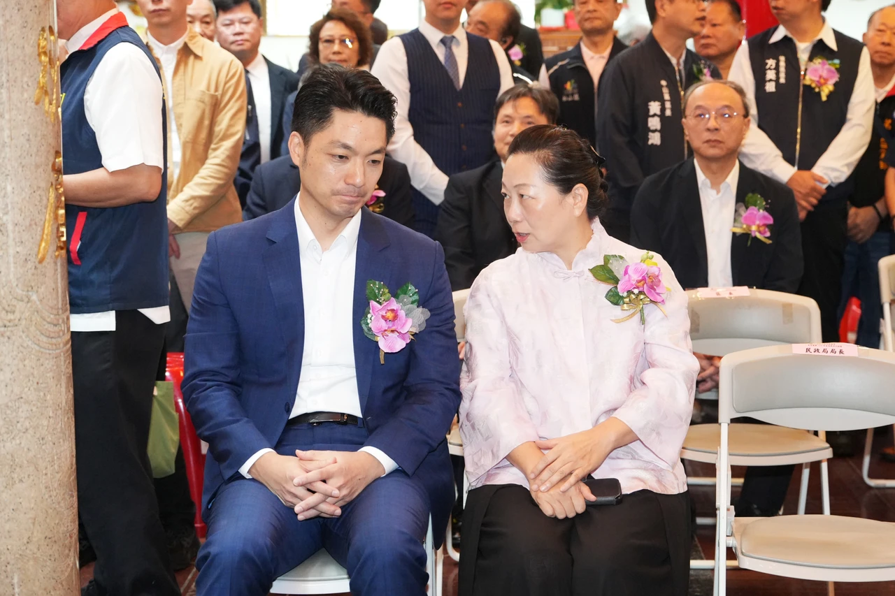 台北市長蔣萬安、花蓮縣長徐榛蔚。陳卓邦攝