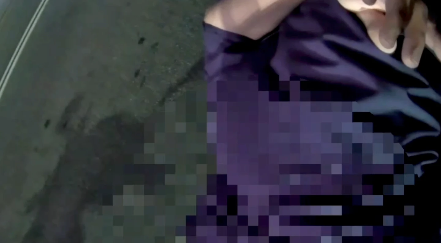 陳男被警方壓制上銬查辦。翻攝畫面