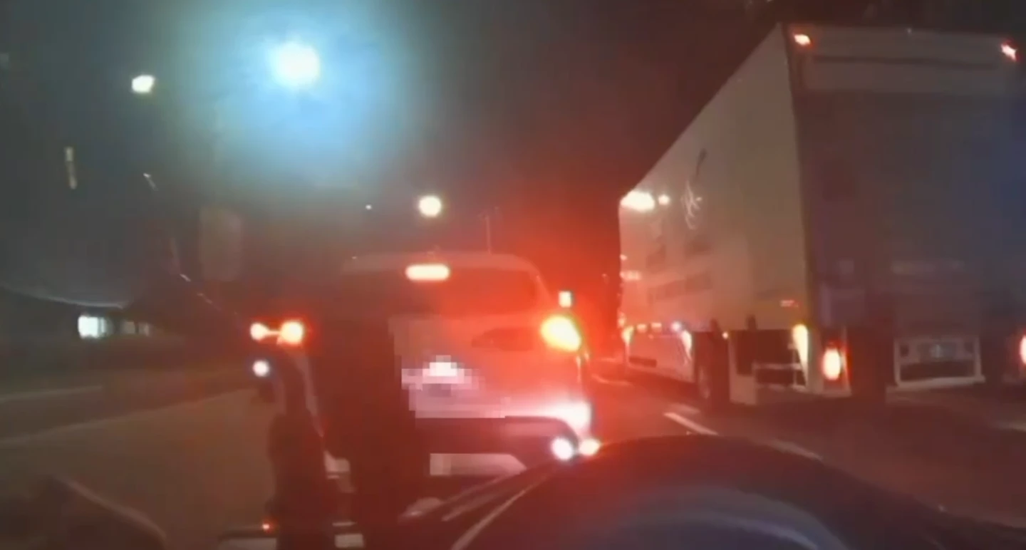 陳男酒駕,警方依法送辦。翻攝畫面