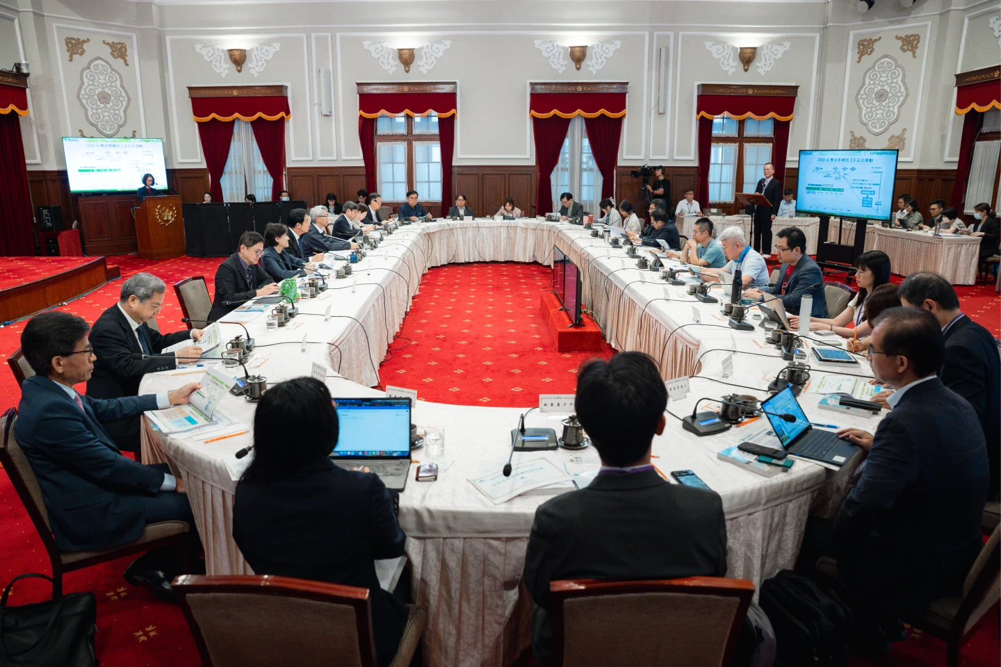 氣候變遷委員會。總統府提供