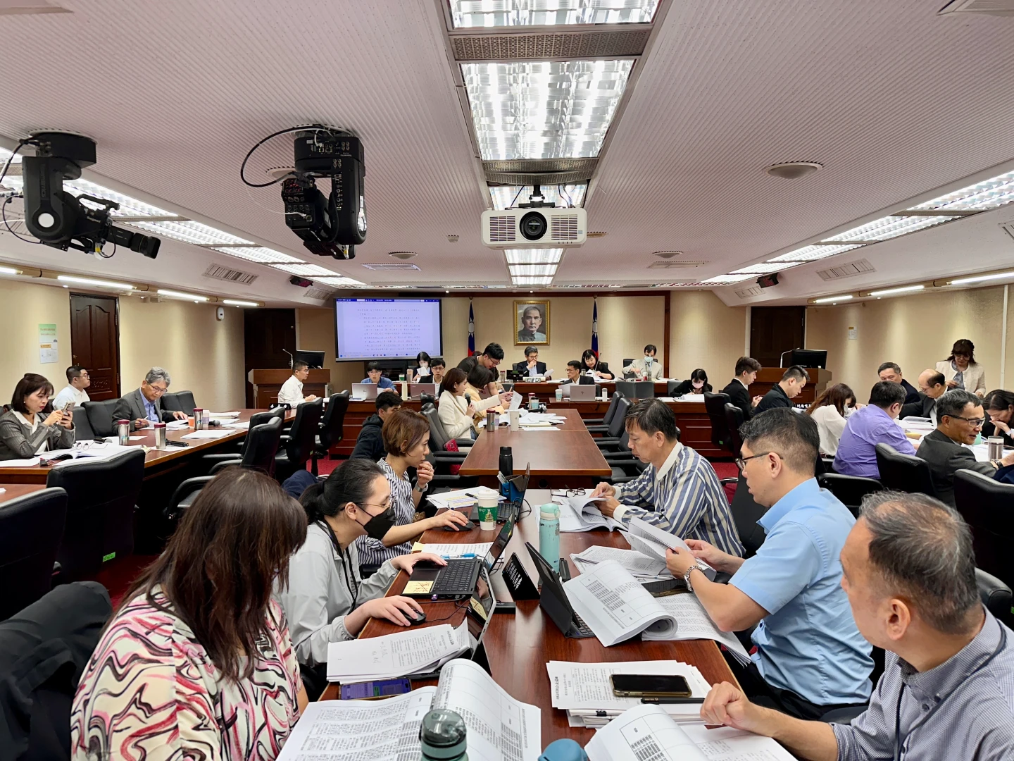 立法院社福及衛環委員會,今天繼續審查《職安法》修法。王良博攝