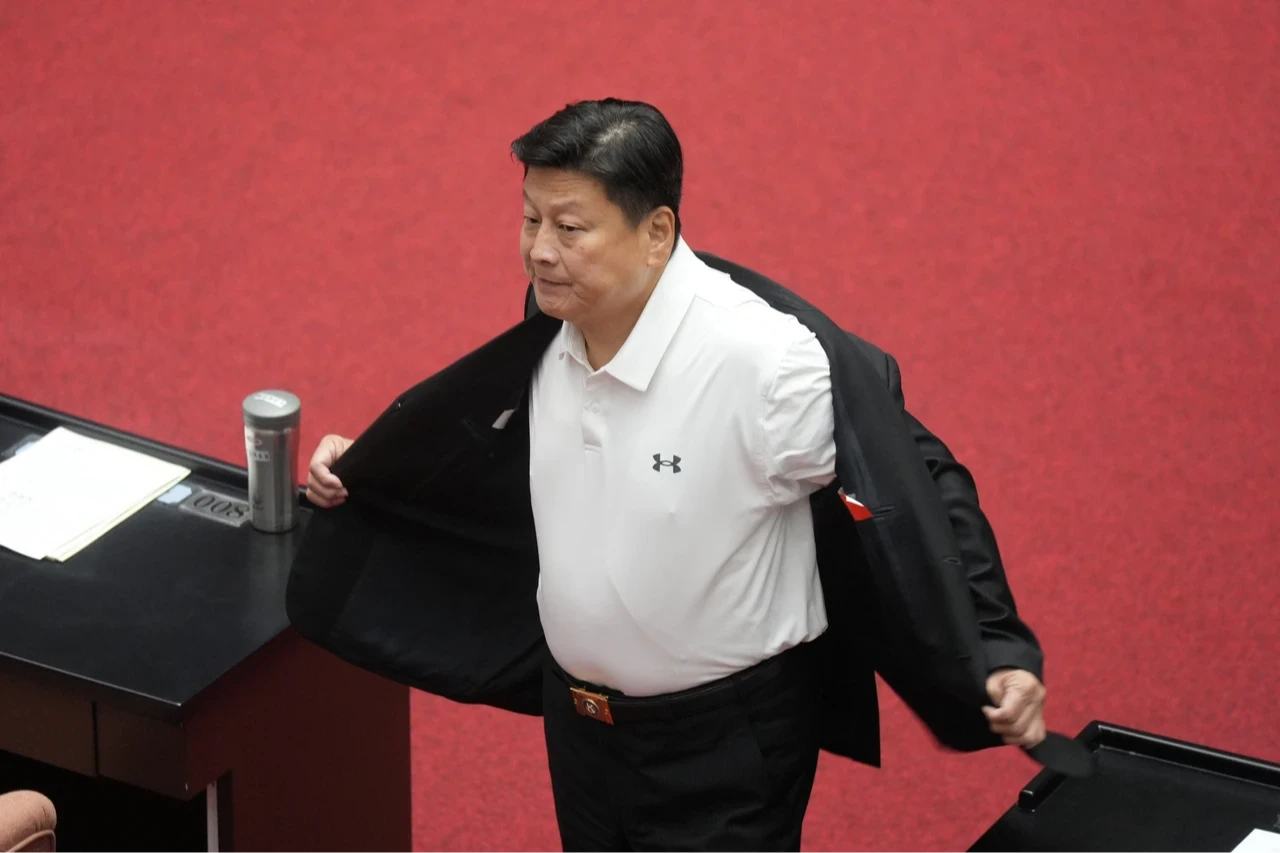 國民黨團總召傅崐萁。陳卓邦攝