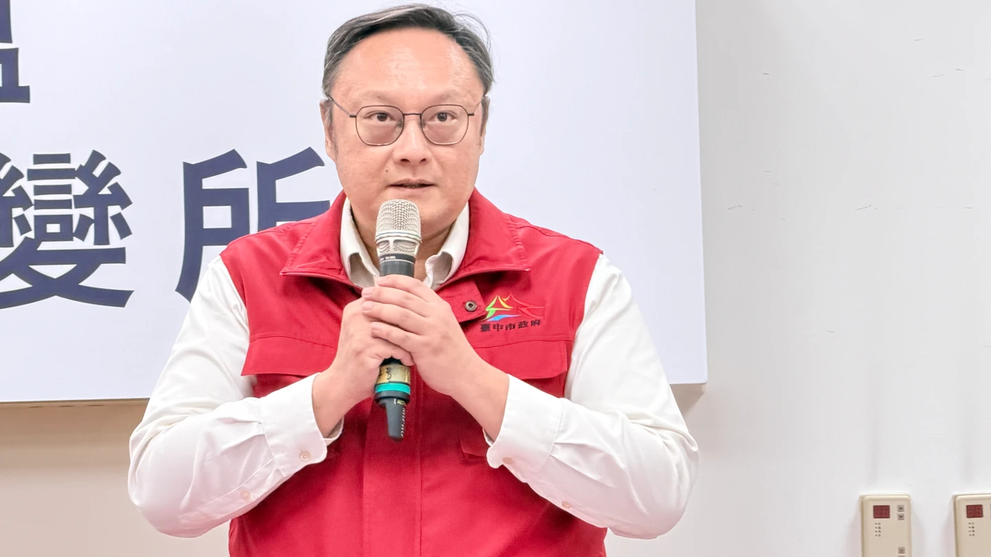 台中市副市長鄭照新。王煌忠攝