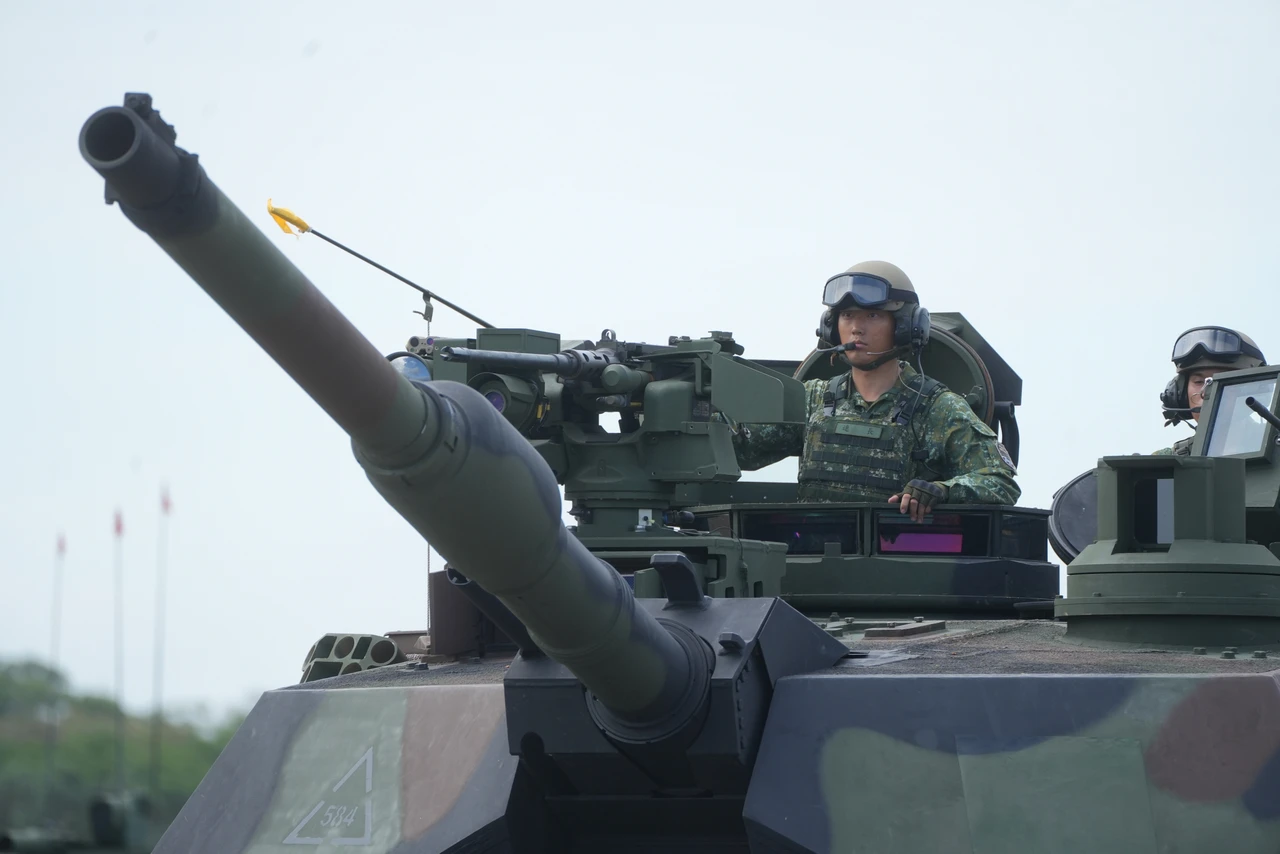 M1A2T戰車。李柏毅攝