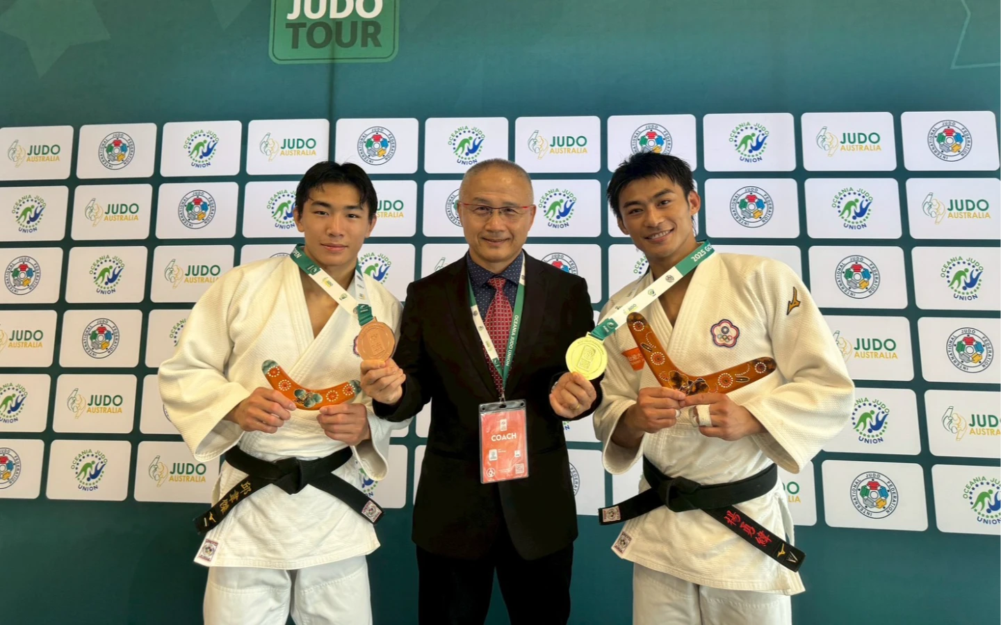 「柔道男神」楊勇緯大洋洲公開賽摘金　帶動中華隊單日進帳2金3銅