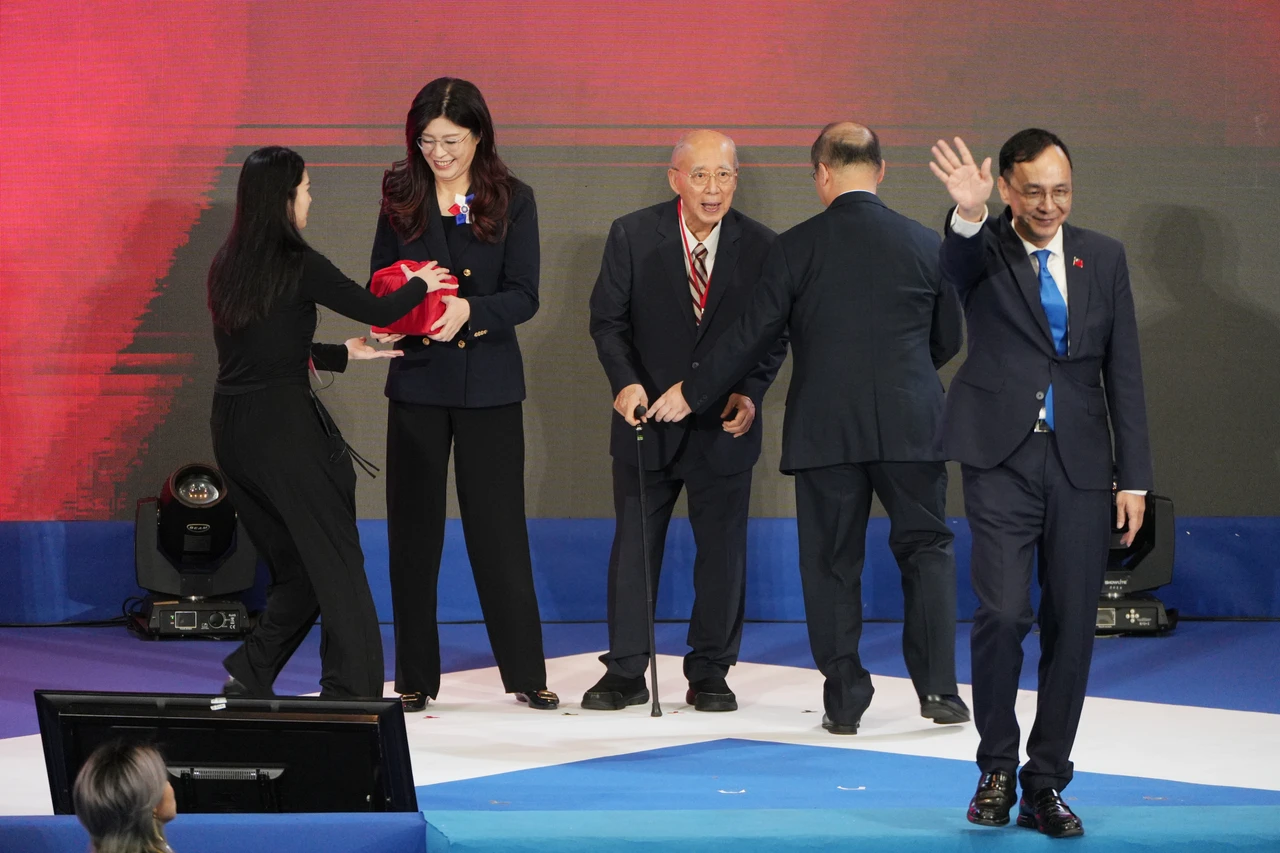 朱立倫今正式卸任國民黨主席。陳卓邦攝