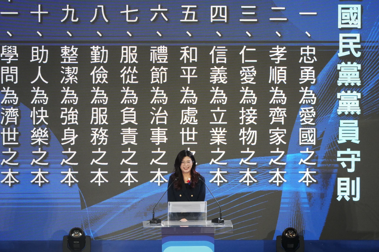 國民黨主席鄭麗文。陳卓邦攝