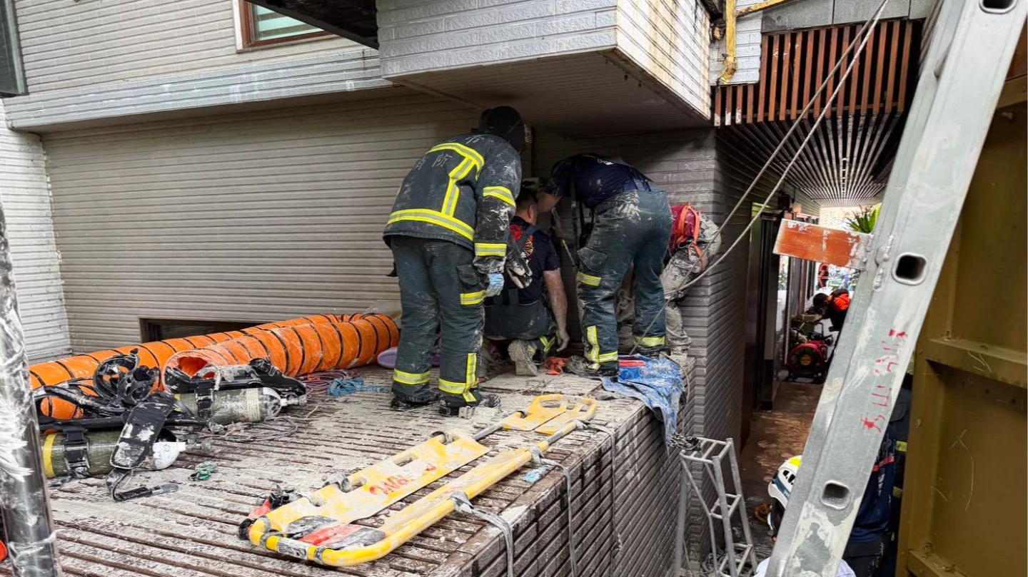 北投工安意外！溫泉池硫化氫濃度超標85ppm　兩工人昏倒池中送醫命危