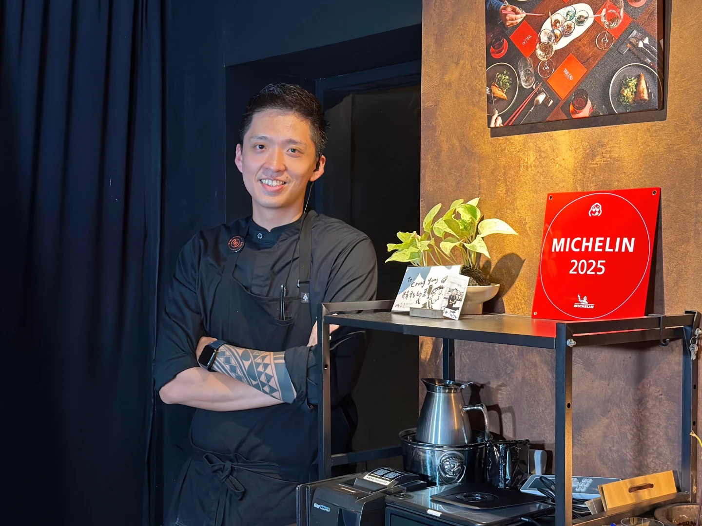 TABLEAU首奪必比登！楊子毅出身辦桌世家「把海鮮羹、紅蟳米糕變法餐」