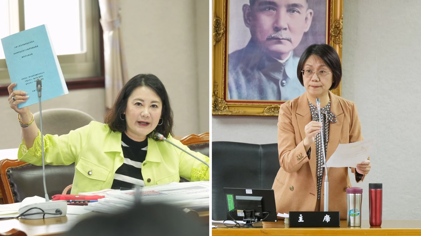 停砍年金限時3分討論惹火吳思瑤　翁曉玲辣嗆「我當召委要有新氣象」