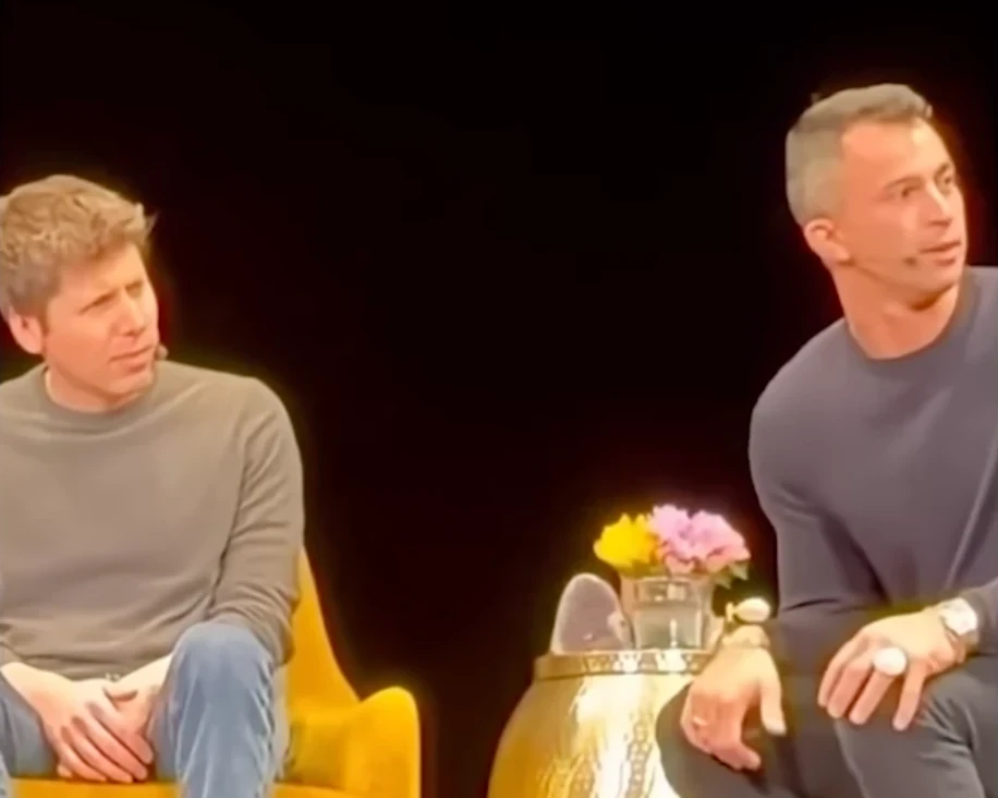 有片｜OpenAI執行長替「5兆男」黃仁勳辯護　突遭男闖上台遞傳票