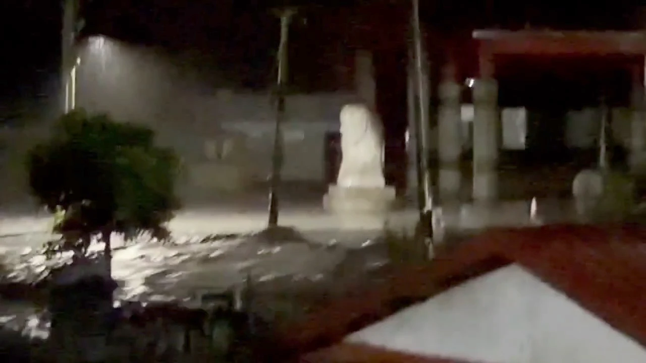 馬太鞍溪恐怖泥流再現！花蓮萬榮鄉明利村溢堤　暗夜惡水泥流倒灌泉湧