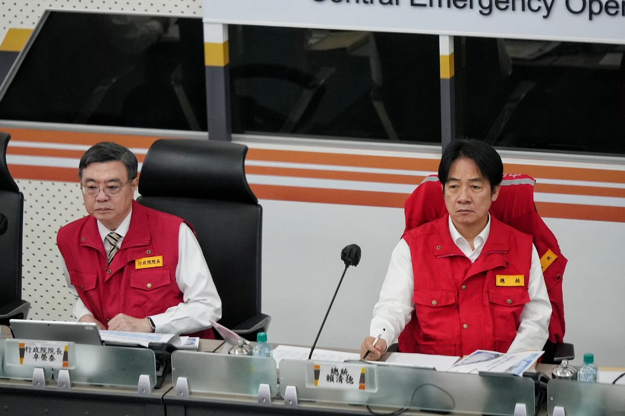 卓榮泰令部會督導花蓮縣府確實撤離　即時啟動水、電、通訊備援機制