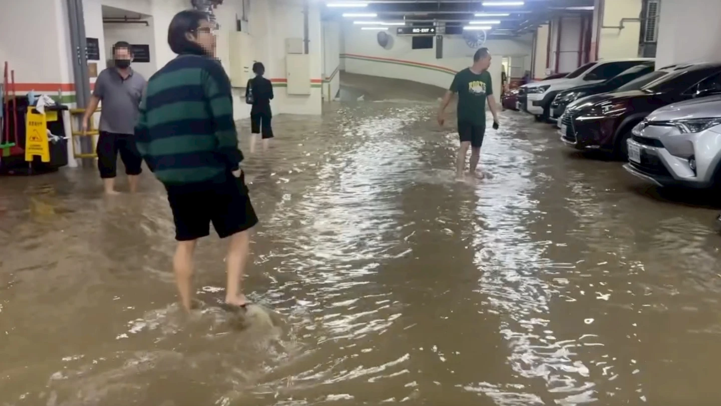 鳳凰豪雨炸蘇澳！煙波飯店地下室逾30台車泡水　瓏山林即日起休館