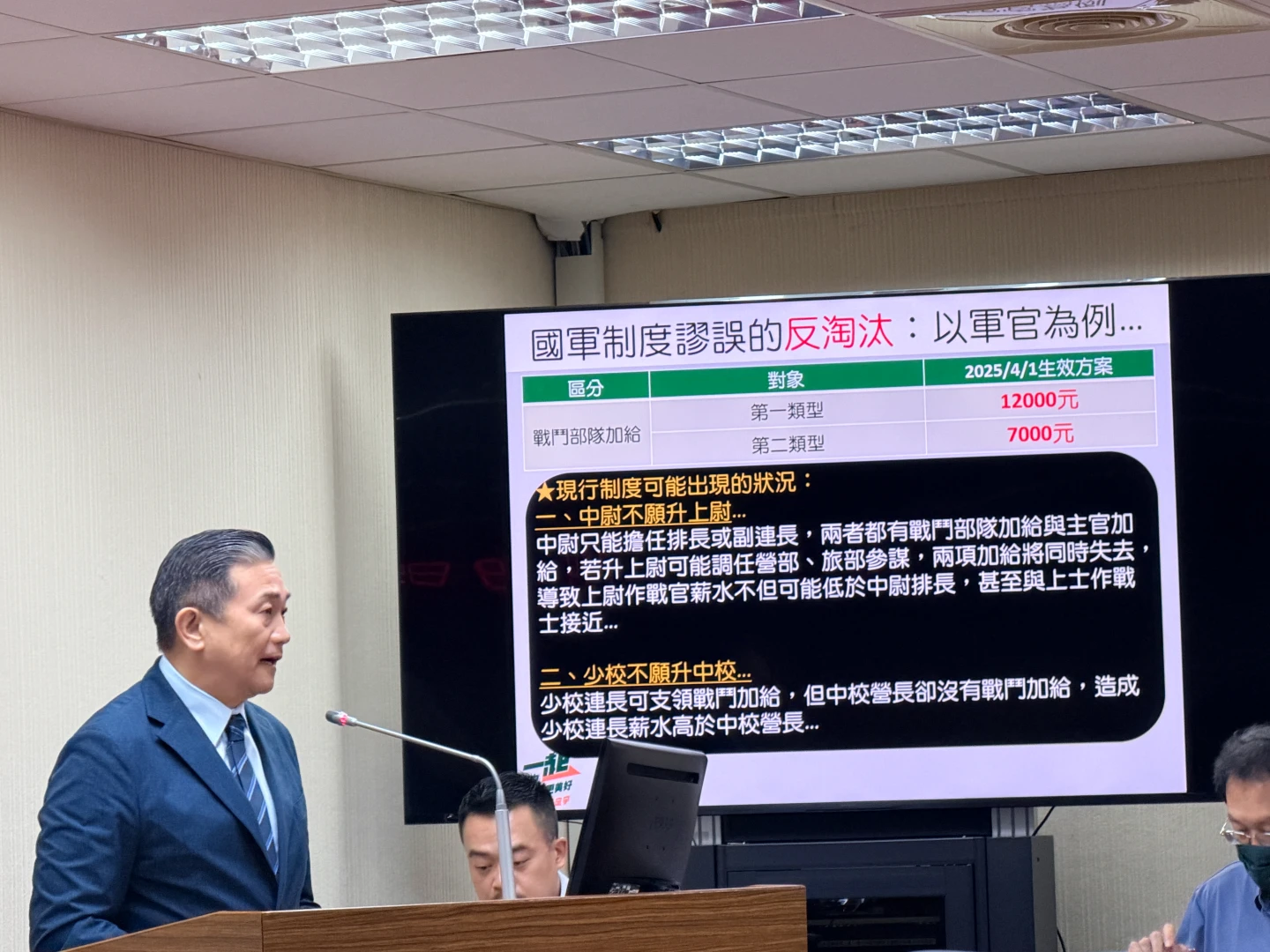 營級士督長加薪遭行政院擋下　王定宇罕見痛斥「別站在自己位置思考國軍問題」