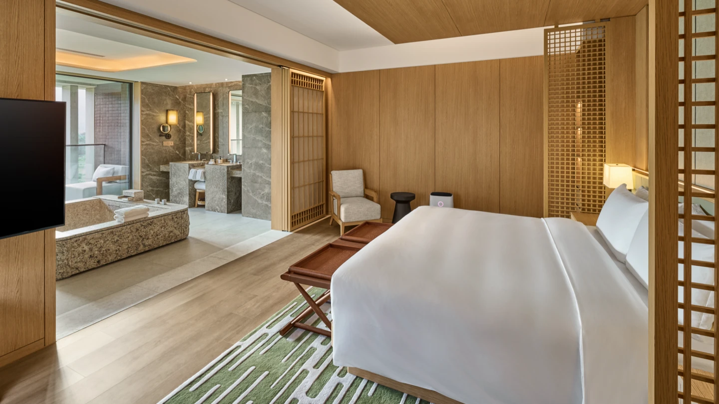 新北北海溫泉洲際酒店來了！每房享私人山景溫泉　早餐金山芋圓、肉包任你吃